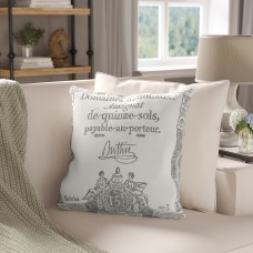 Ophelia Co. Lowe Square 100% Cotton Throw Pillow Cover OPCO1870